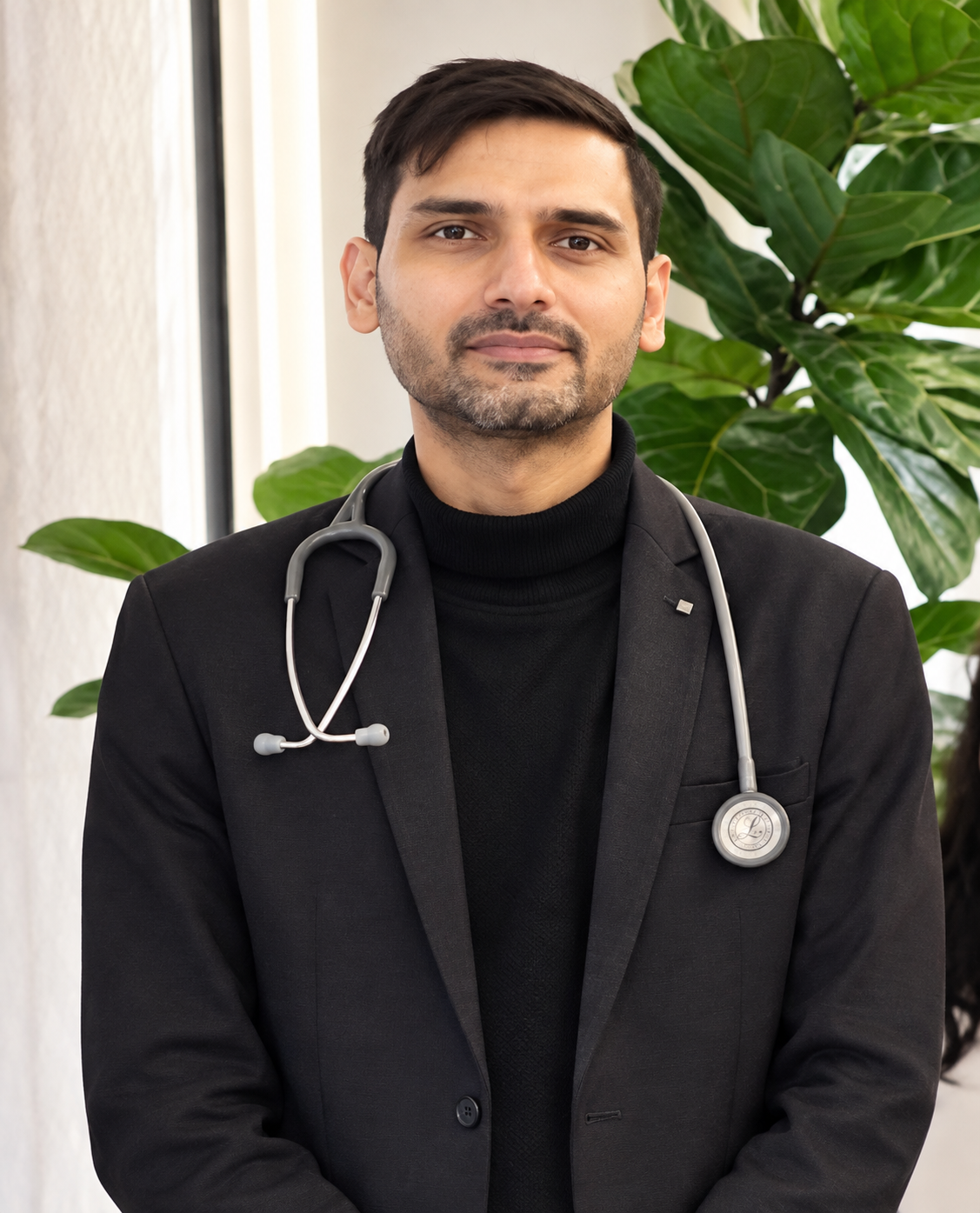 Professional Doctor Portrait with Stethoscope.png